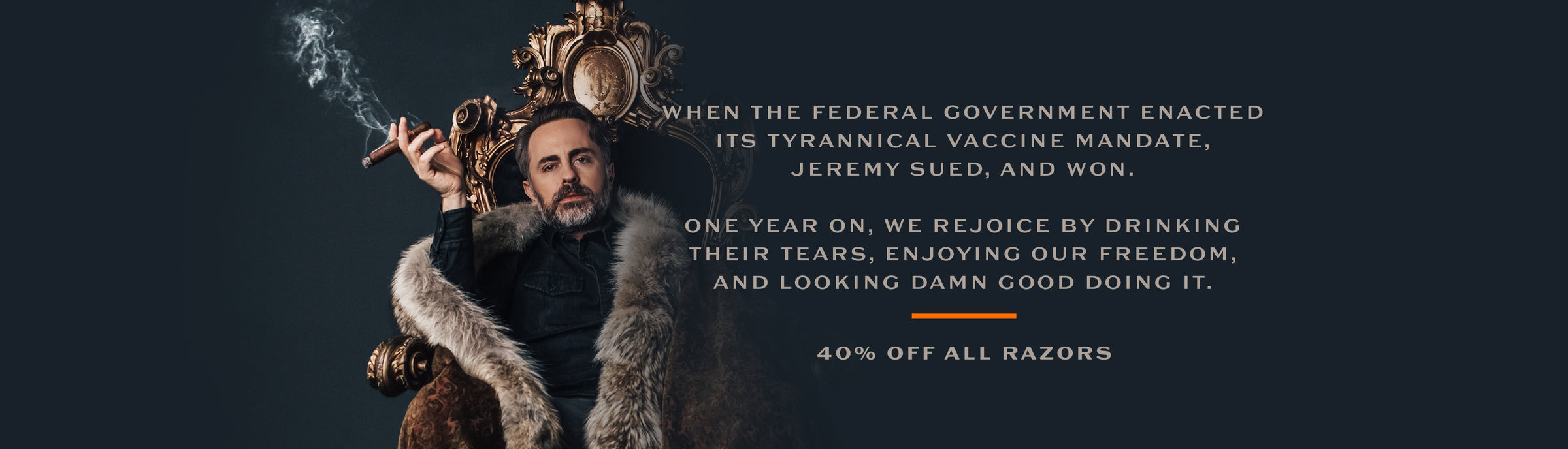 40% Off All Razors Sale