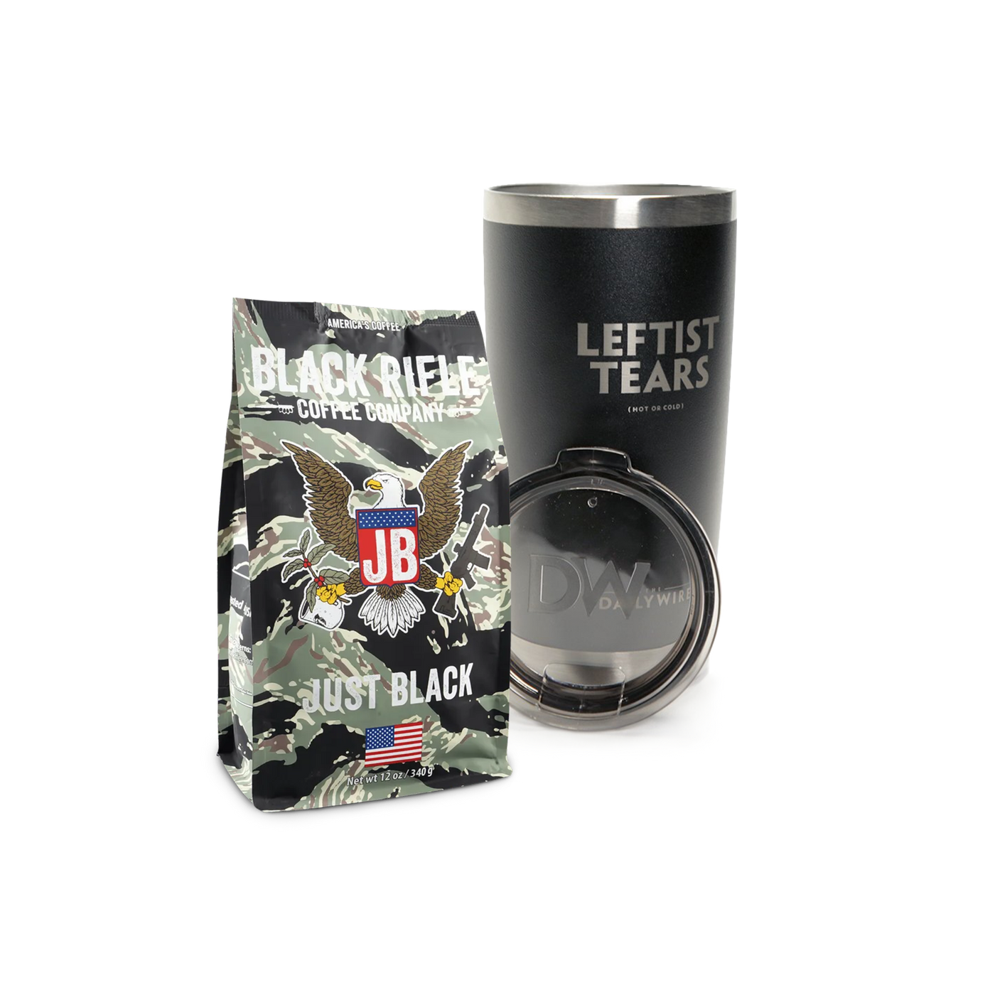 Black Rifle Coffee and Leftist Tears Tumbler