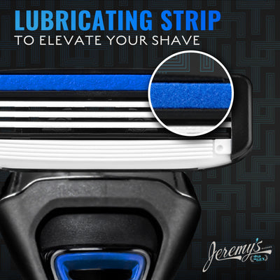 Sprint3 Lubrication for enhanced razor smoothness and a longer-lasting shave