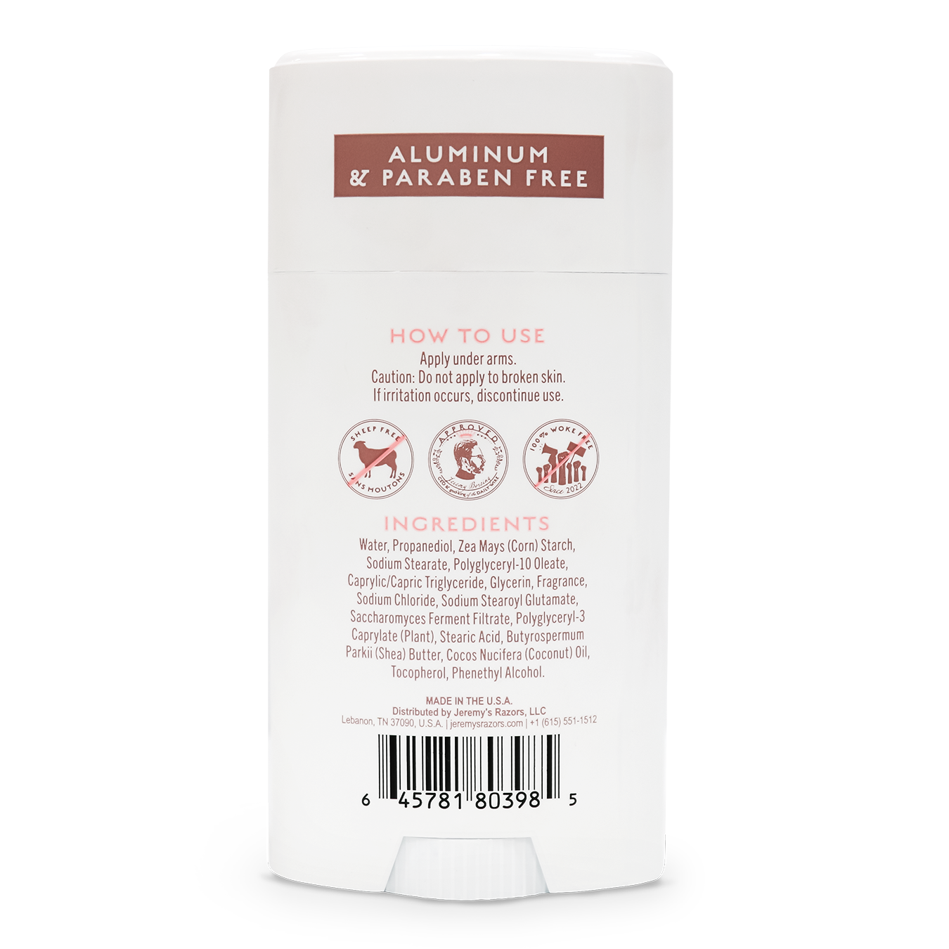 Women's Natural Aluminum-Free Deodorant